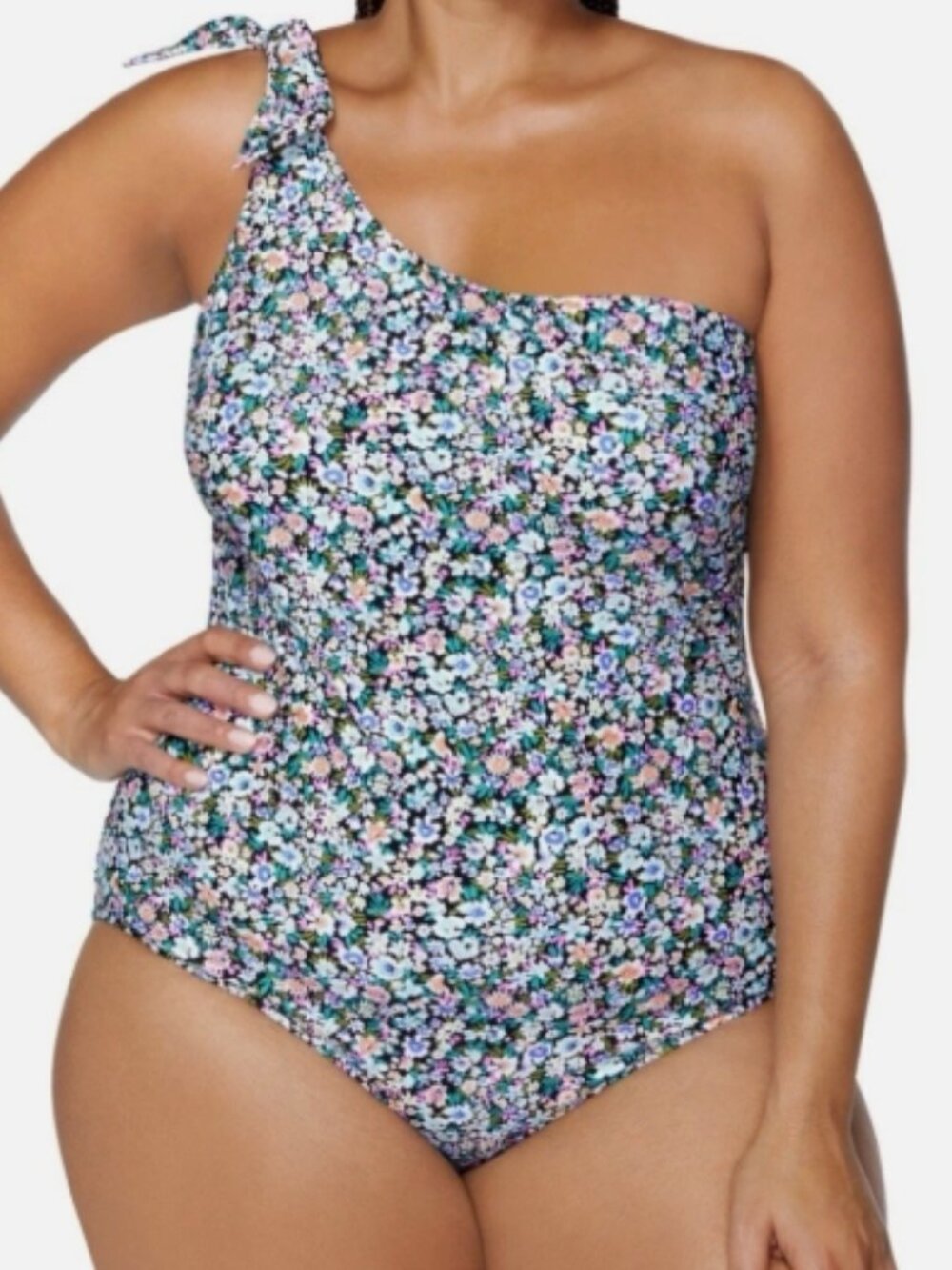 NWT! Raisins Curve Multi Color Floral Marita One Piece Swimsuit NEW!